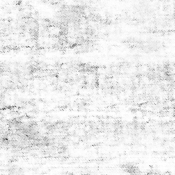 Subtle halftone dots vector texture overlay Subtle halftone vector texture overlay. Monochrome abstract splattered background. digital enhancement stock illustrations