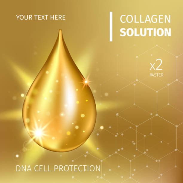istock Collagen Serum and Vitamin Background Concept Skin Care Cosmetic. 615077344
