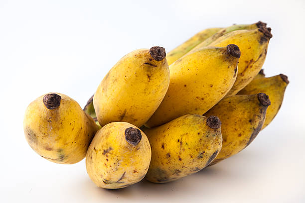 istock Banana and white background 615077354