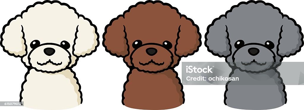 Caniche jouet (chien) - clipart vectoriel de Caniche toy libre de droits