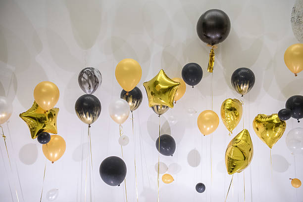 istock Variety shape design Balloon decoration for event 615079076
