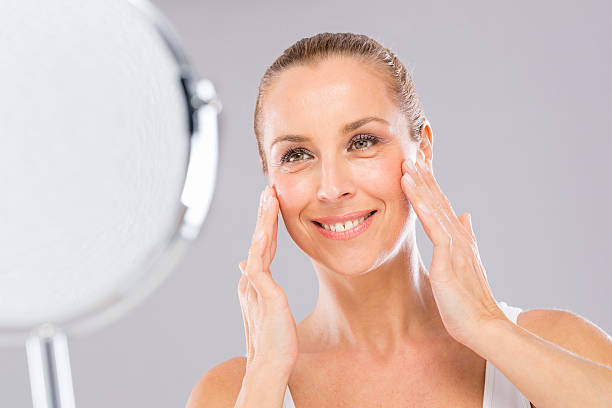 istock Woman, Face Care and Tenderness. 615082436