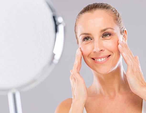 istock Woman, Face Care and Tenderness. 615083182