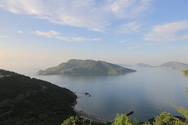 istock Tung Lung Chau with Joss House Bay 615086520