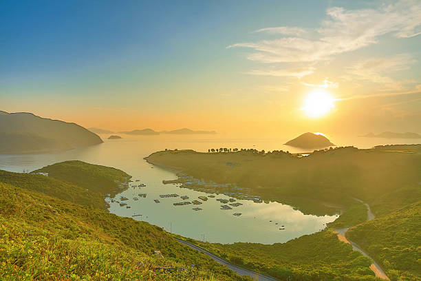 istock Po Toi O from higher perspective, Sai Kung 615086808