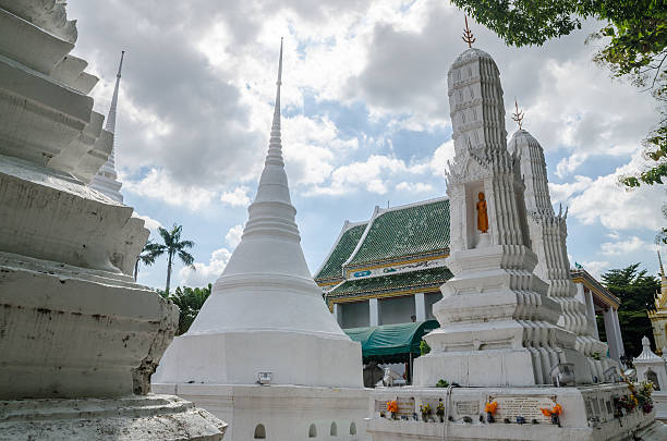 istock White stupa containing the bones of the dead 615087452