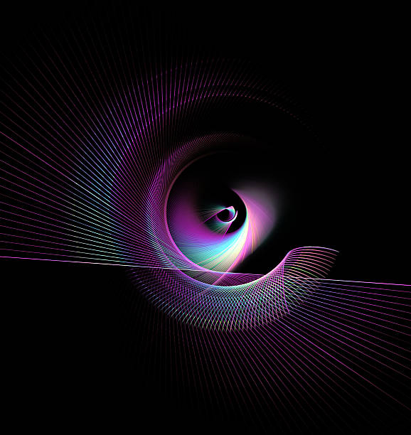 istock Abstract fractal ratation shape 615087650