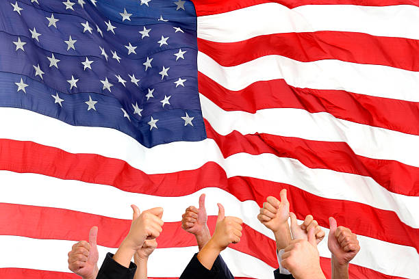 istock Thumbs up for Election Day 615091194