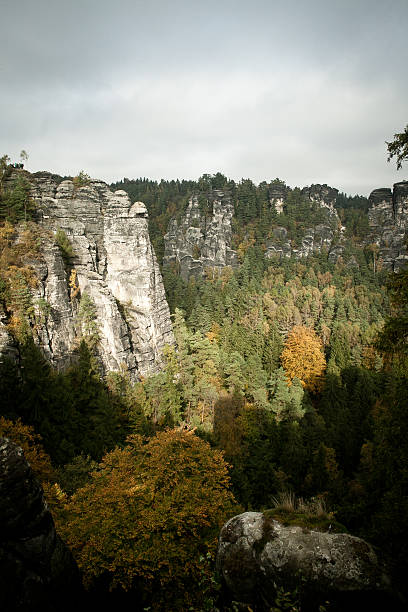 istock Rock formations in np Saxon Switzerland, Saxony 615091710