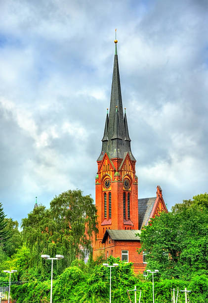 istock View of St. Lorenz Church in Lubeck, Germany 615092490