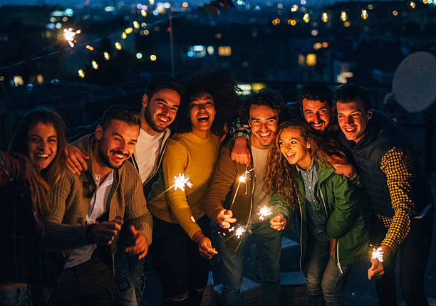 istock Celebratng on the roof 615093434