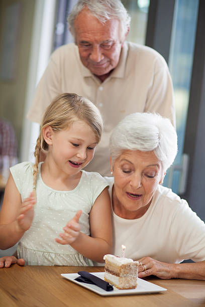 istock Grandmother's birthday 615096722
