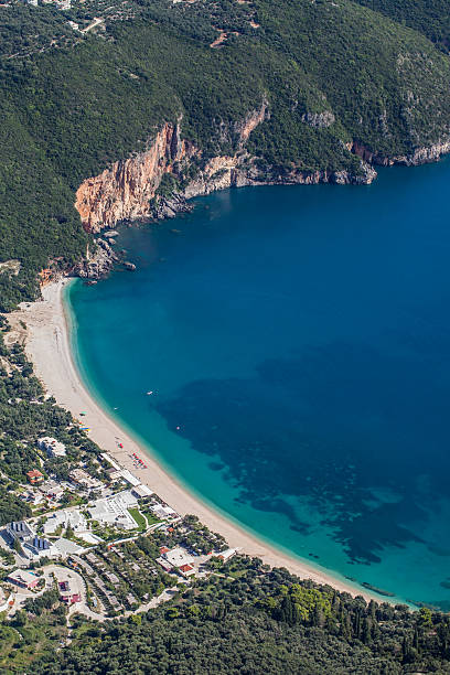 istock aerial view of the Greece coast line 615097720