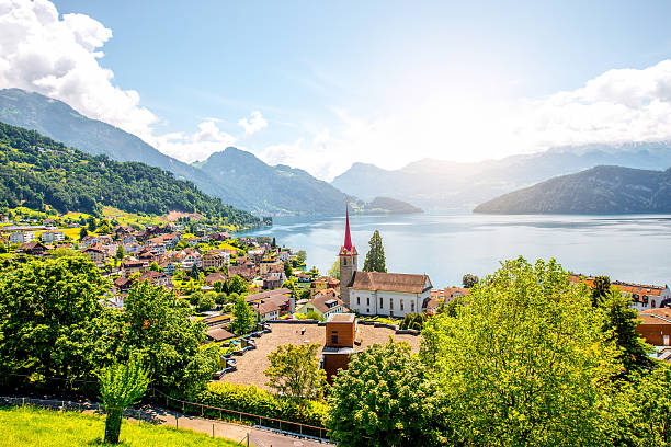 istock Weggis village in Switzerland 615097932