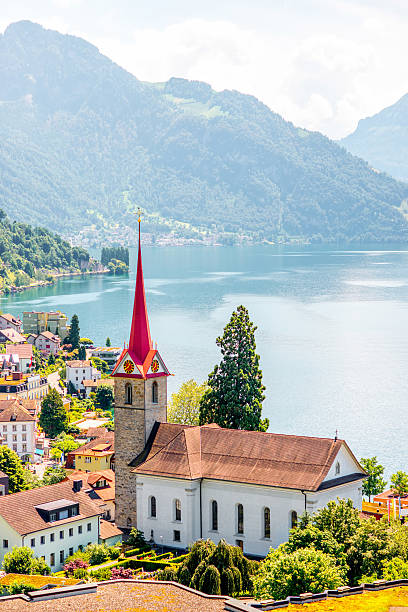 istock Weggis village in Switzerland 615098234