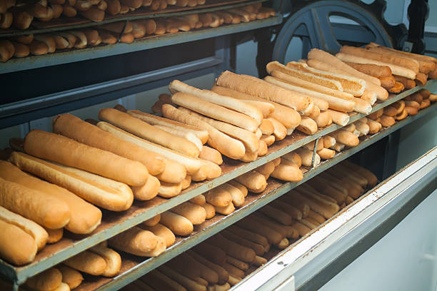 istock Baked Breads on the production line at the bakery 615099740