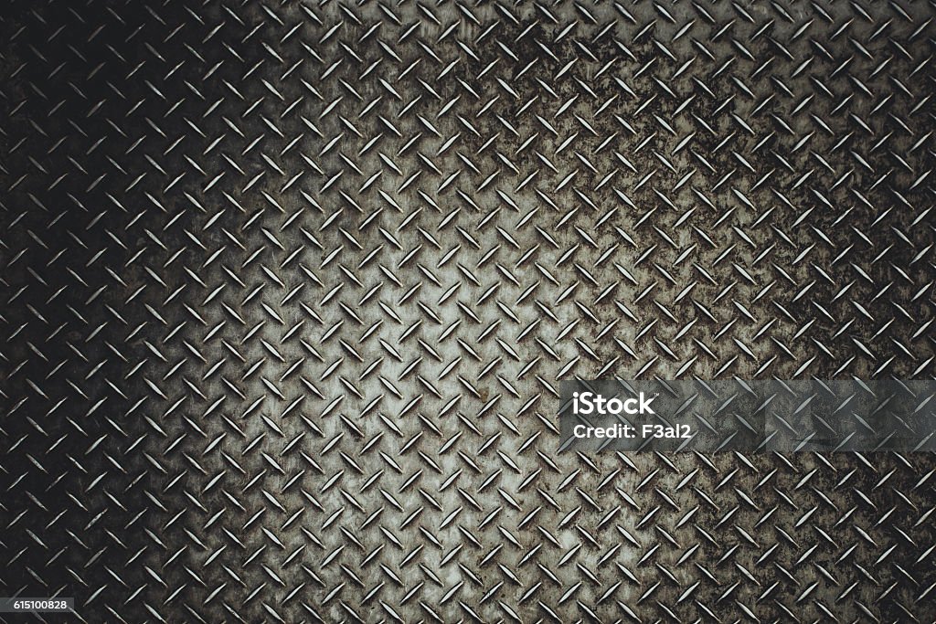 Rusty steel diamond plate texture Backgrounds Stock Photo