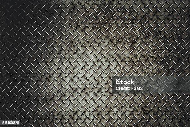 Rusty Steel Diamond Plate Texture Stock Photo - Download Image Now - Backgrounds, Metal, Textured