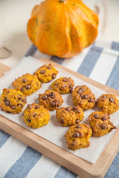 istock Pumpkin Chocolate Chip Cookies 615101448