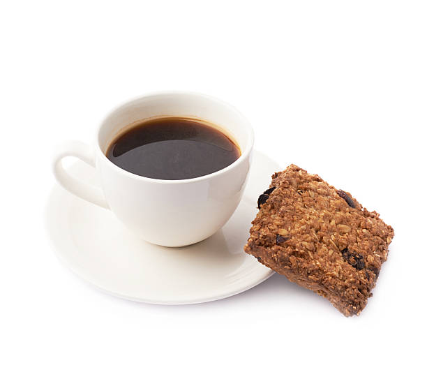 Cup of coffee and cookie composition