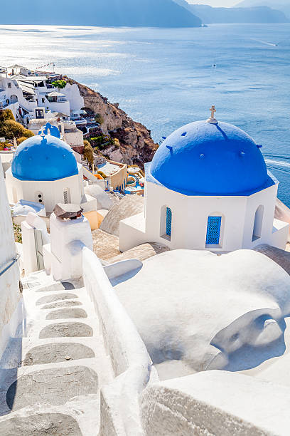 istock White blue Oia village on Santorini island, Greece 615107996