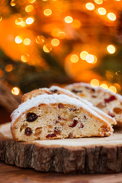 istock Stollen, traditional Christmas sweet holiday cake 615109650