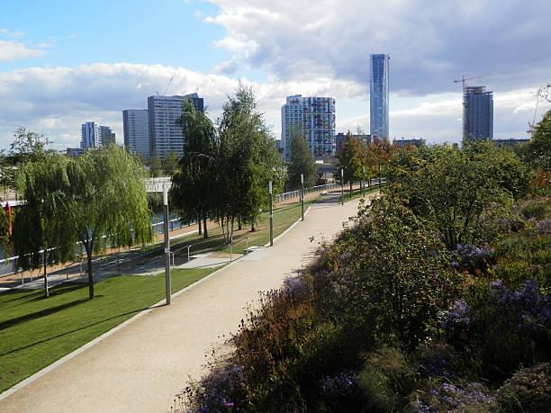 istock Walk way in London park 615111050