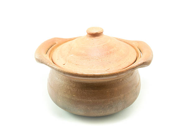 istock clay pot for cooking on white background 615112172