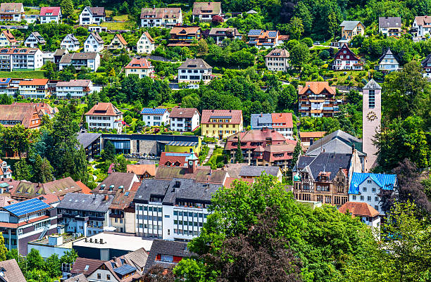 istock View of Triberg im Schwarzwald town - Germany 615112844