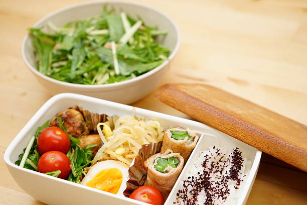 istock Home cooked healthy Bento lunch box 615114036