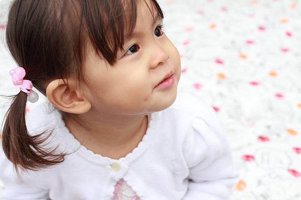 Smiling Japanese girl (1 year old)