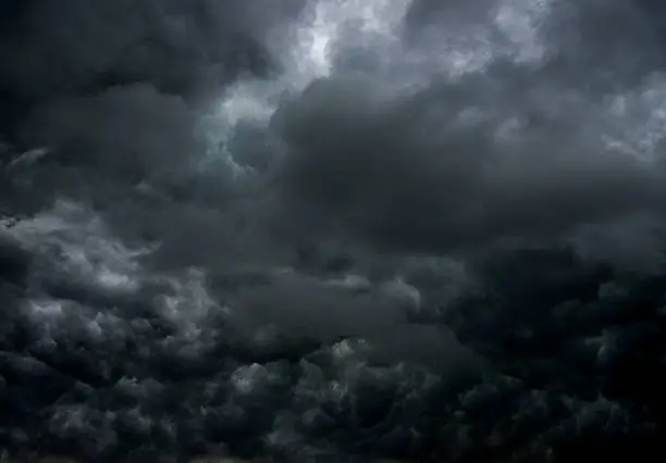 Photo of Stormy clouds for background