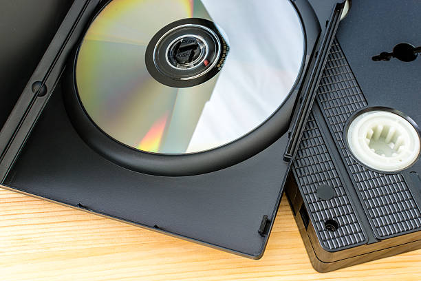 istock DVD and VHS Cassette Tape 615118822
