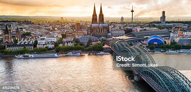 Panorama Von Köln Stockfoto und mehr Bilder von Köln - Köln, Deutschland, Stadtsilhouette