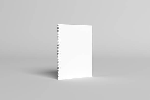 3D Illustration of blank Notebook Mock-up stock photo