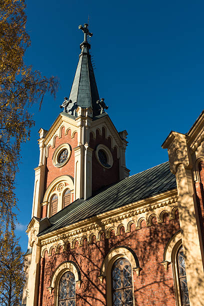 istock Neo Gothic style old church 615238576