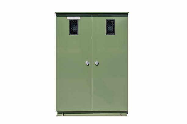 istock Green Locker Isolated on a White Background 615239696