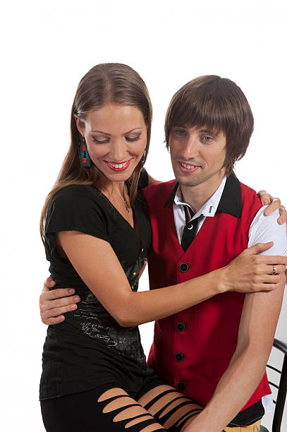 istock Beautiful young couple in love 615243874
