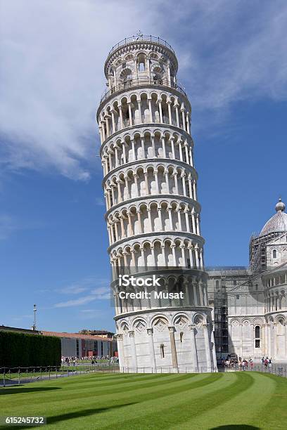 Leaning Tower Of Pisa Stock Photo - Download Image Now - Leaning Tower of Pisa, Arch - Architectural Feature, Architectural Column