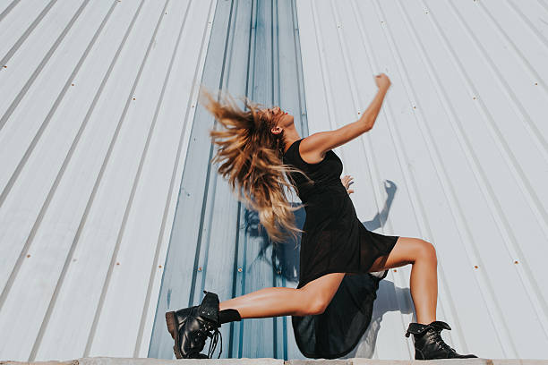 istock Young woman performing contemporary dance. 615246300
