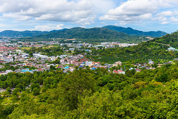 istock Phuket Town top view from Rang Hill 615248146