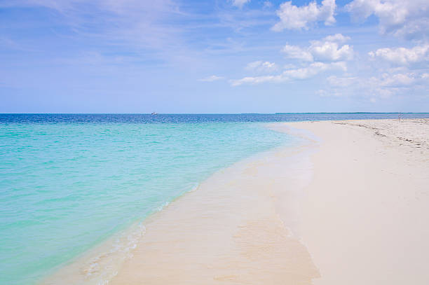 istock Secluded white sand beach in Cayo Levisa Island in Cuba 615249690