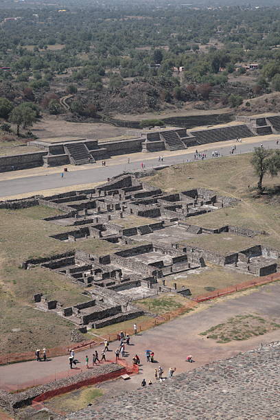 istock Ruin base at Teotihuacan, Mexico. 615251876