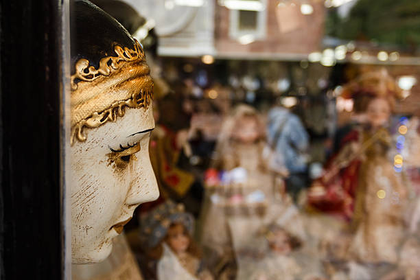 istock Venetian mask in the window 615254956