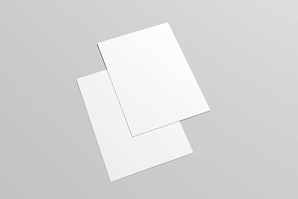 istock 3D illustration of Flyer mock-up 615255982