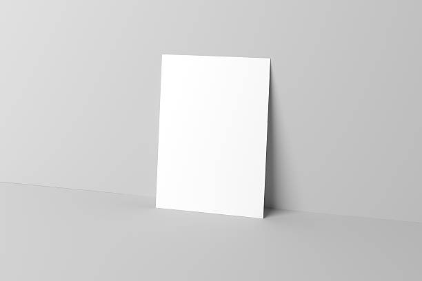 istock 3D illustration of Flyer mock-up 615257496