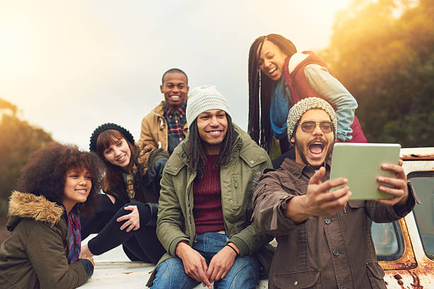 istock He's always on the lookout for a selfie opportunity 615258582