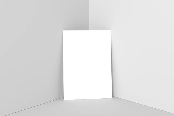 istock 3D Illustration of folded Poster Mock-up. 615258890