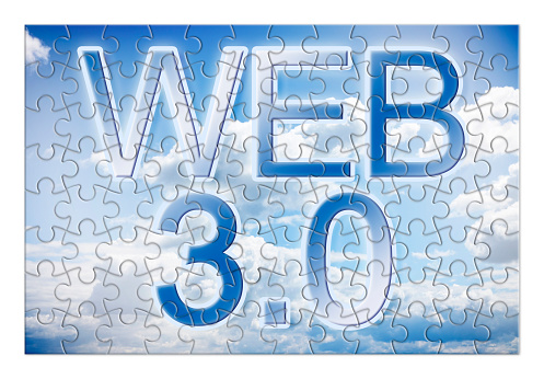WEB 3.0 - concept image in puzzle shape