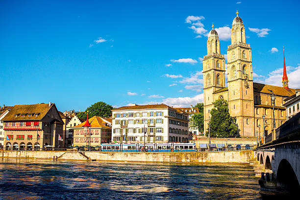 istock Cityscape view in Zurich city 615267310